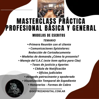 Masterclass Práctica Profesional Básica y general