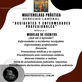Accidentes y Enfermedades Profesionales - Módulo 1