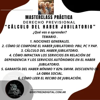 Cálculo del haber jubilatorio