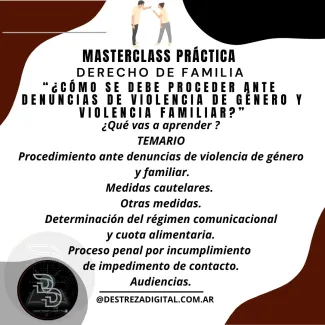 ¿Cómo se debe proceder ante denuncias de violencia de género y violencia familiar?