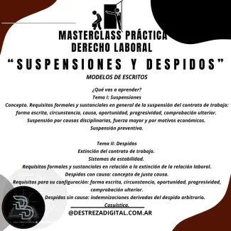 Suspensiones y despidos