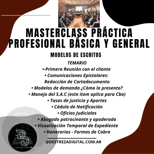 Masterclass Práctica Profesional Básica y general