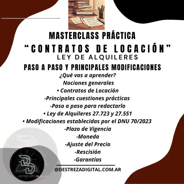 Contratos de Locación - Ley de Alquileres