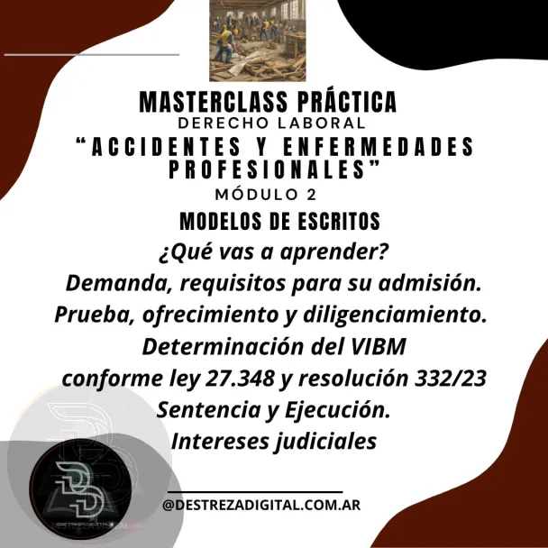 Accidentes y Enfermedades Profesionales - Módulo 2