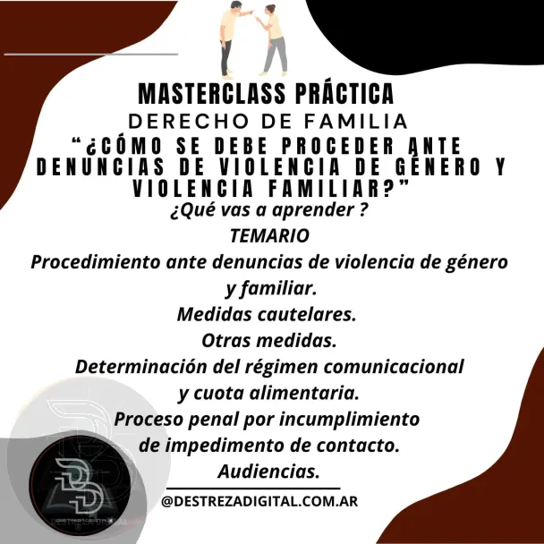 ¿Cómo se debe proceder ante denuncias de violencia de género y violencia familiar?