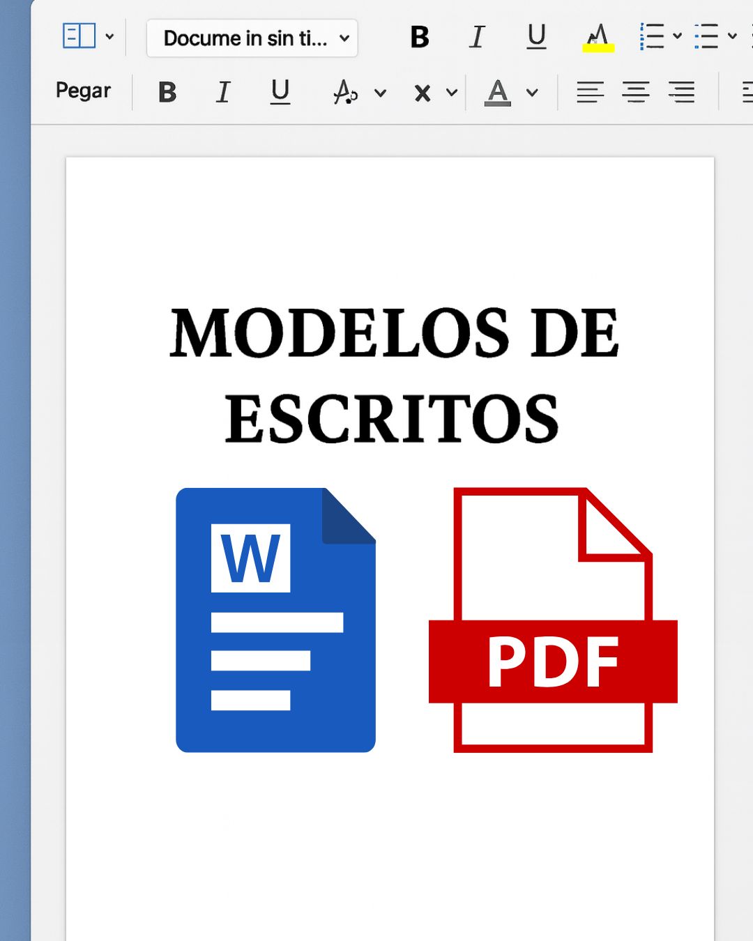 Modelos de escrito