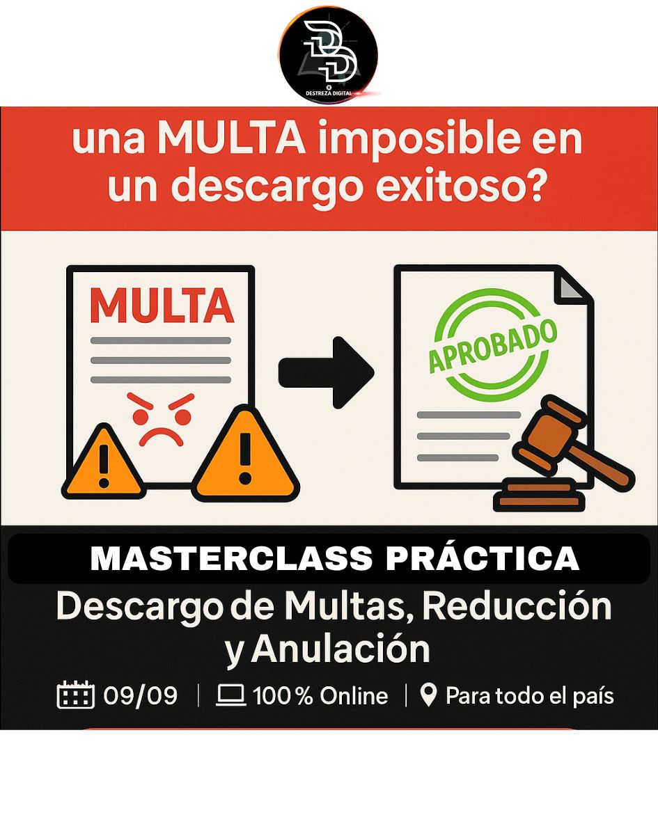 Descargo de Multas, Reducción y Anulación