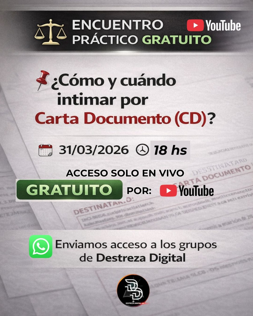 ¿Cómo y cuándo intimar por Carta Documento (CD)?