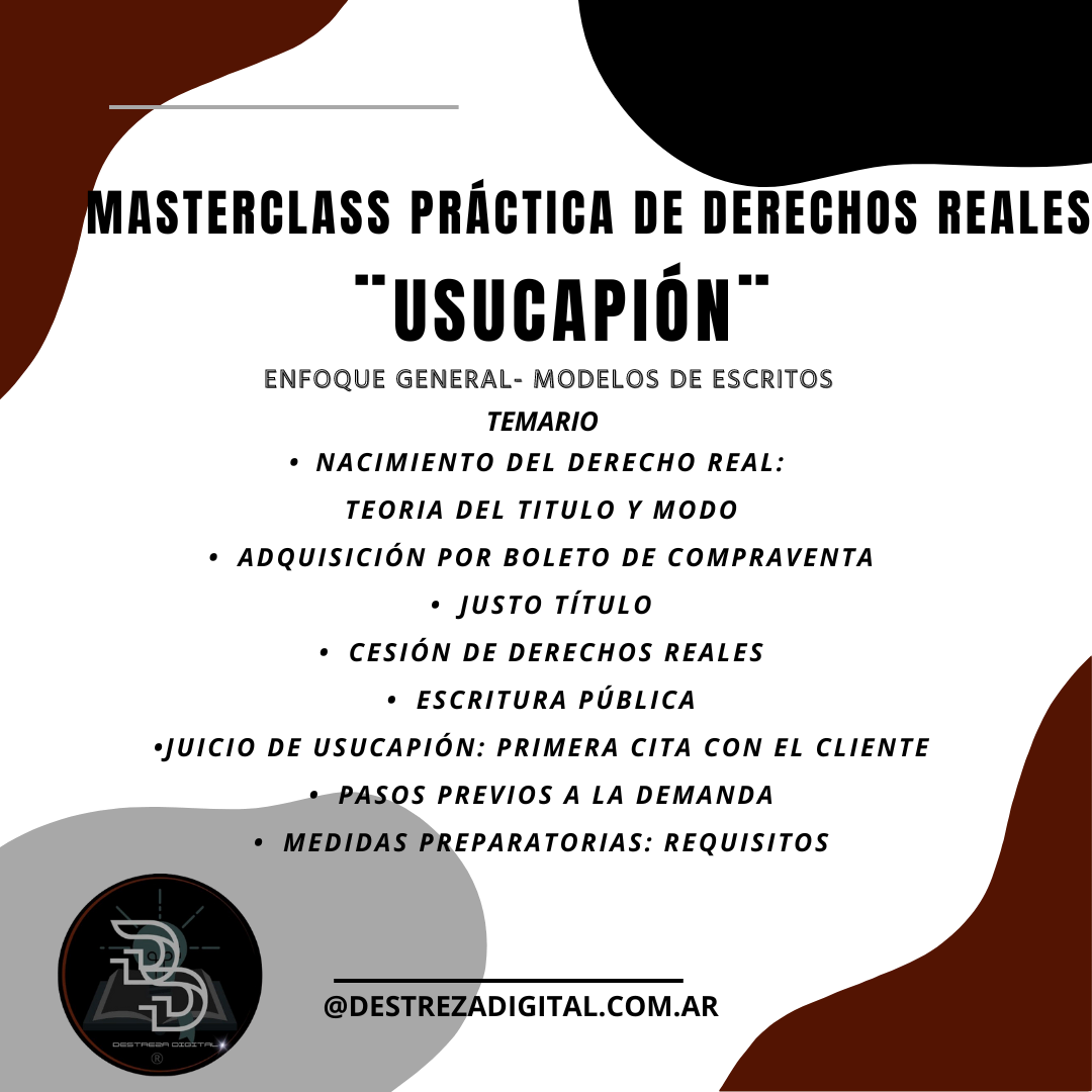 Usucapión - Enfoque General