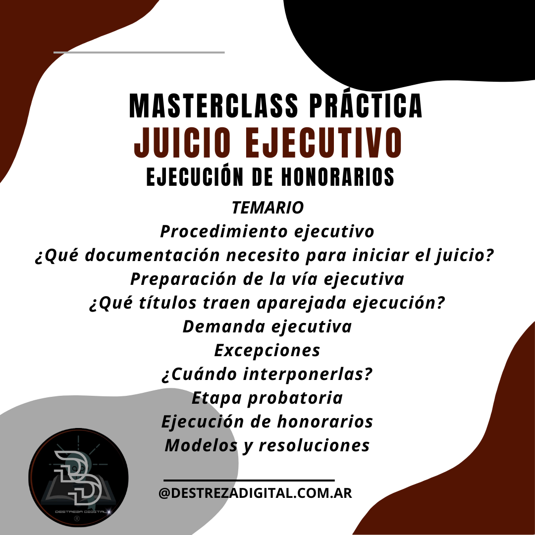 Juicio Ejecutivo- Ejecución de Honorarios