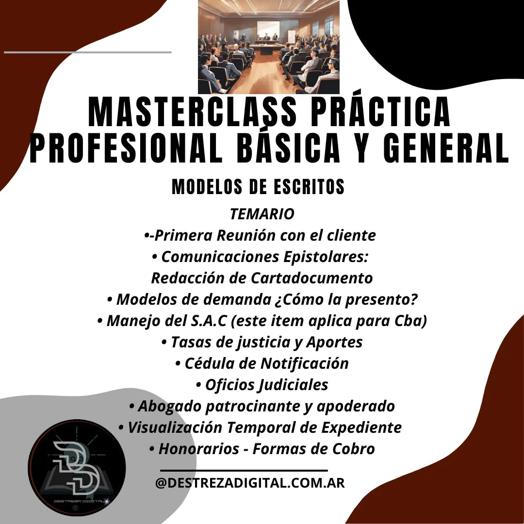 Masterclass Práctica Profesional Básica y general