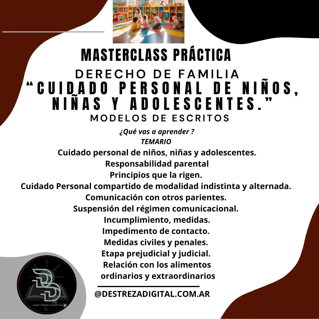 Responsabilidad Parental "Cuidado personal de niños, niñas y adolescentes