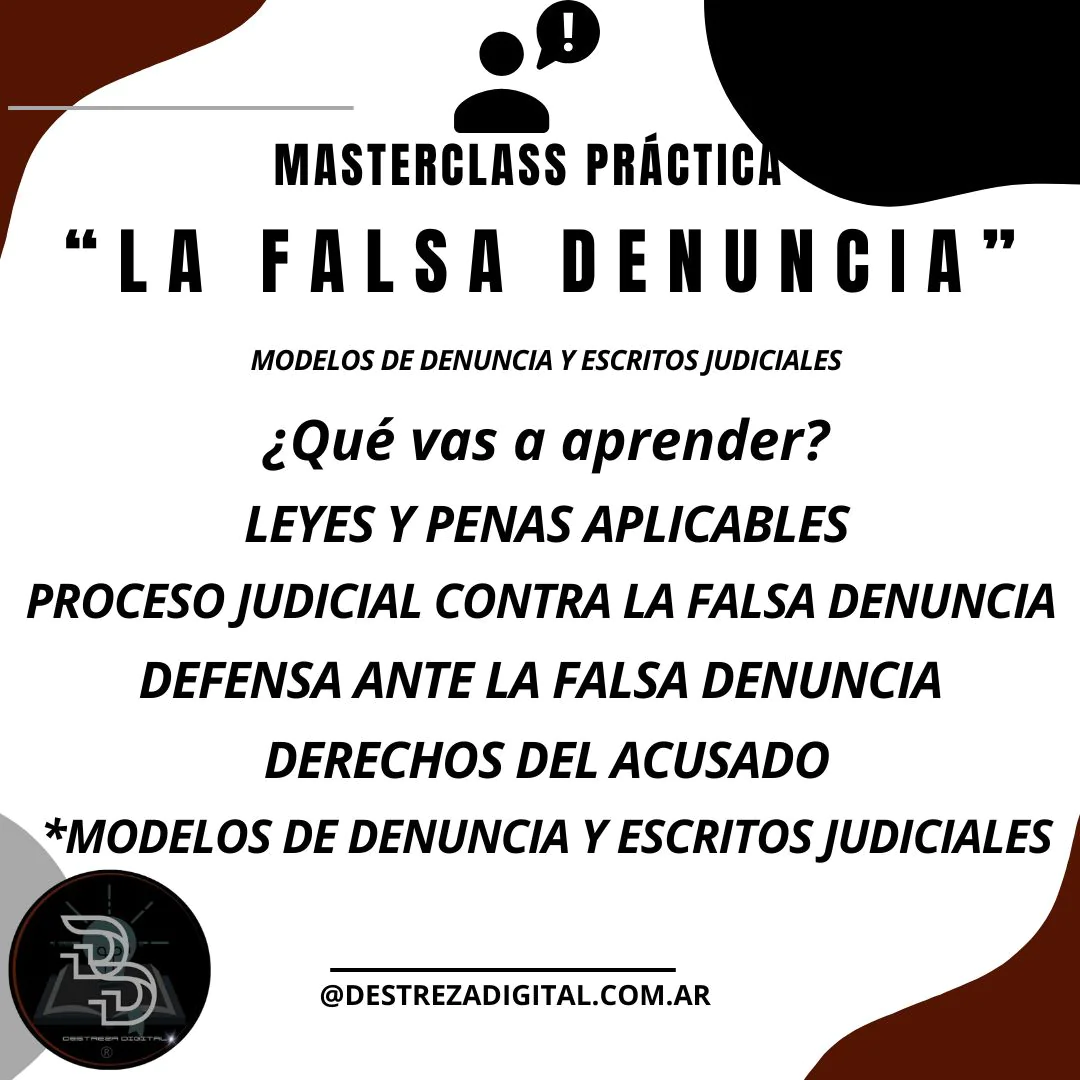 La falsa denuncia
