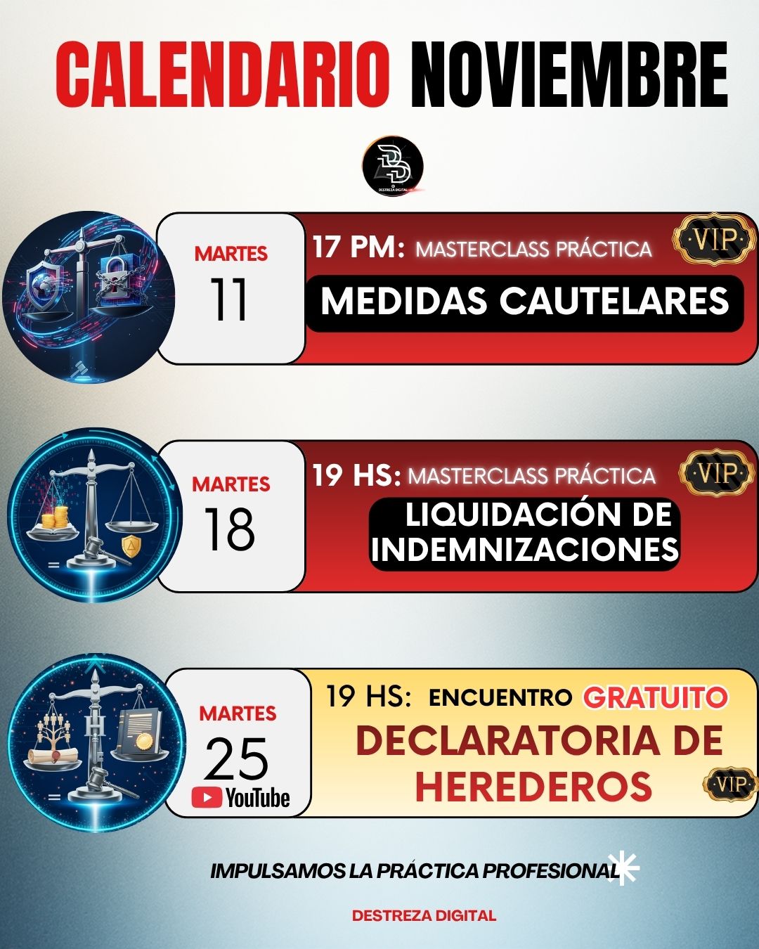 Calendario Noviembre 2025
